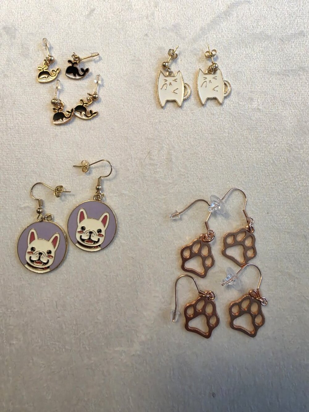 Animal Charm Earrings Collection